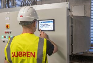 Engineer installing EC Fan Upgrade